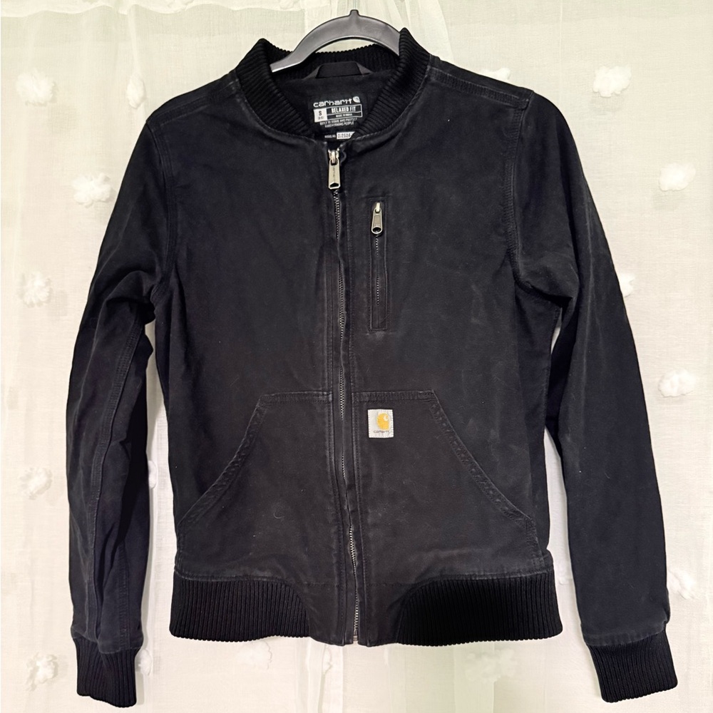 Carhartt Black Relaxed Fit Bomber Jacket